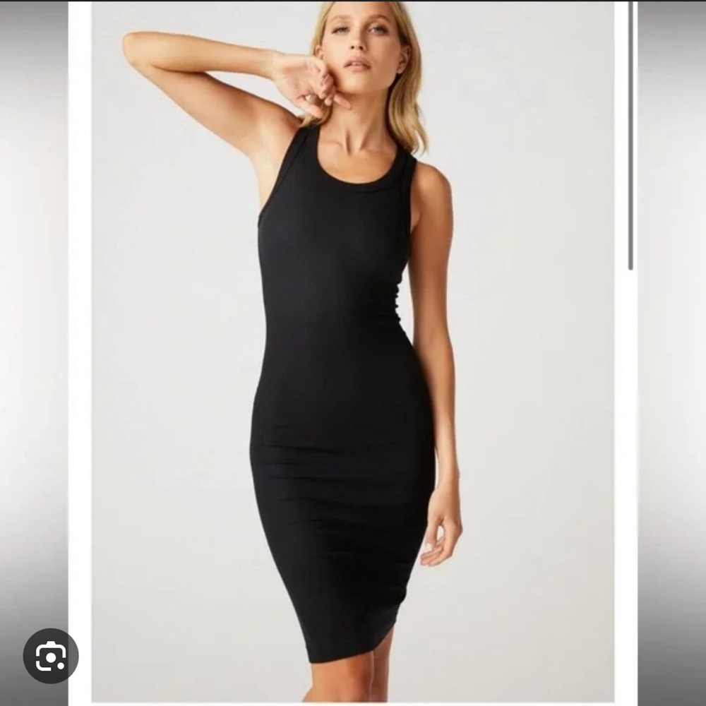 Clyque - Jenna Midi Dress (Black - Size S)